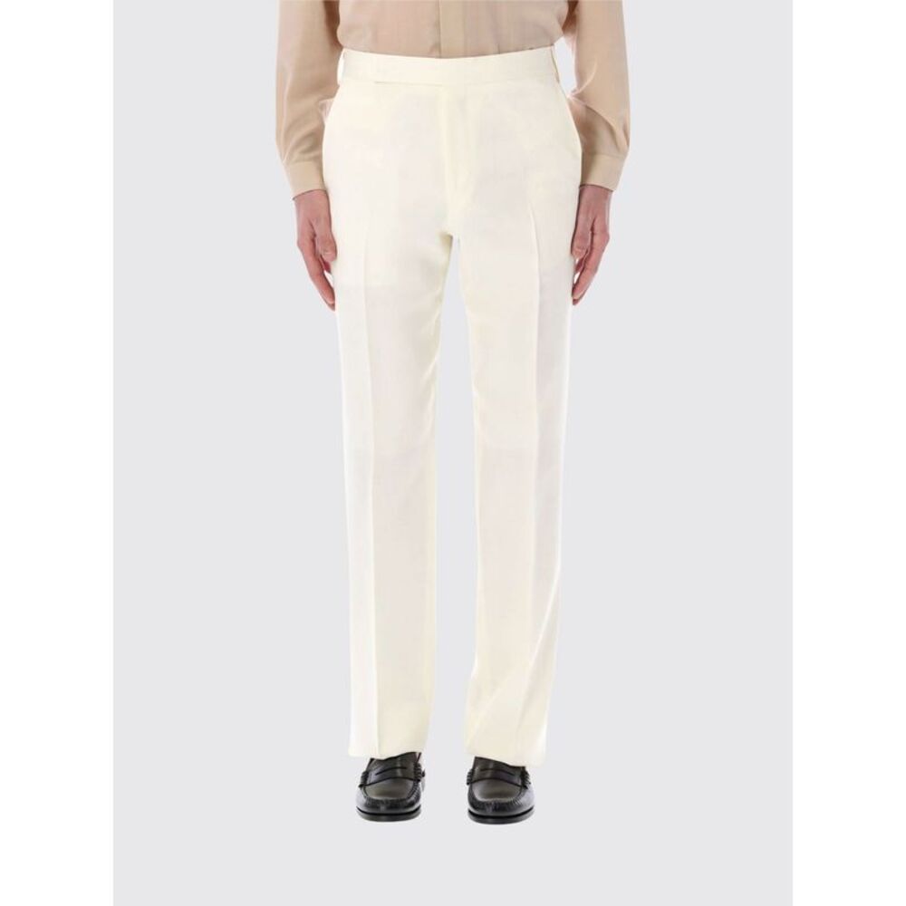 Lardini Men Lardini Silk Blend Tailored Trousers